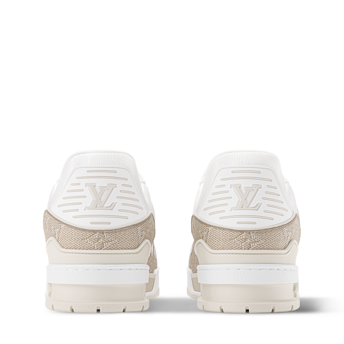 Louis Vuitton LV Trainer Beige Monogram Leather Sneaker